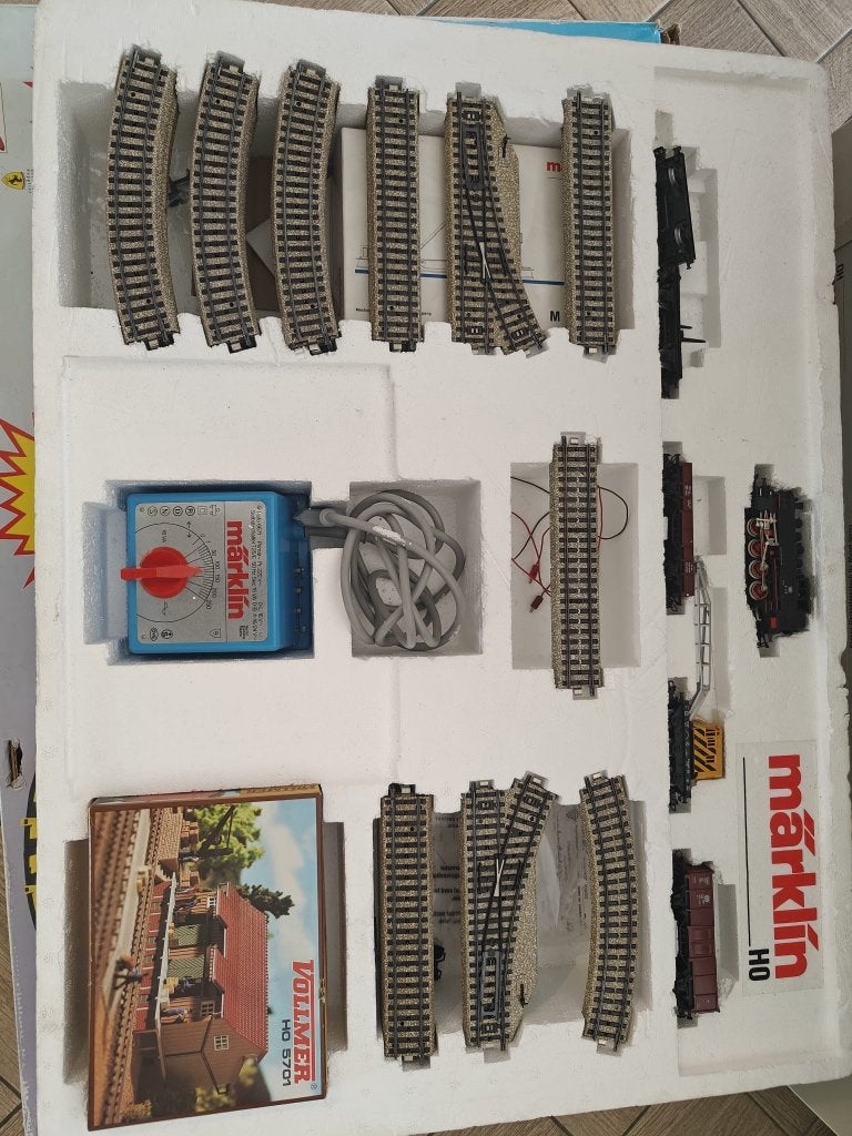 Märklin H0 startset 2956, Hobby en Vrije tijd, Modeltreinen | H0, Wisselstroom, Ophalen of Verzenden, Märklin, Gebruikt