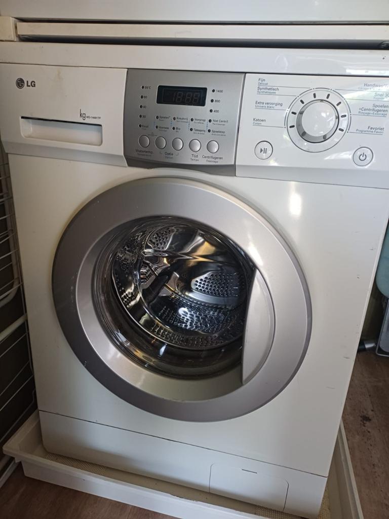 LG Wasmachine met 7kg inhoud en Bosch Comfort Plus wasdroger, Witgoed en Apparatuur, 6 tot 8 kg, Ophalen of Verzenden, Gebruikt