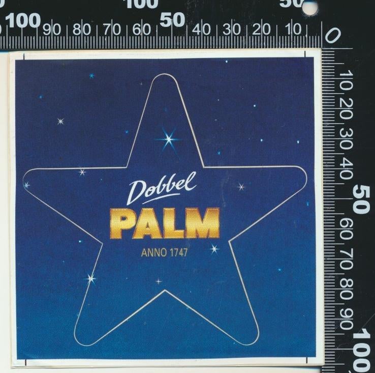 Sticker: Palm Dobbel, Ophalen of Verzenden, Zo goed als nieuw, Bedrijf of Vereniging