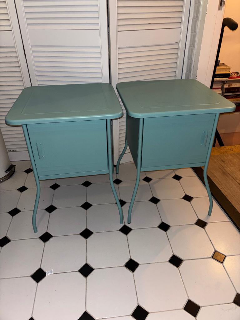 Nachtkastjes Ikea Vettre, Ophalen, Gebruikt, Minder dan 45 cm, Metaal of Aluminium