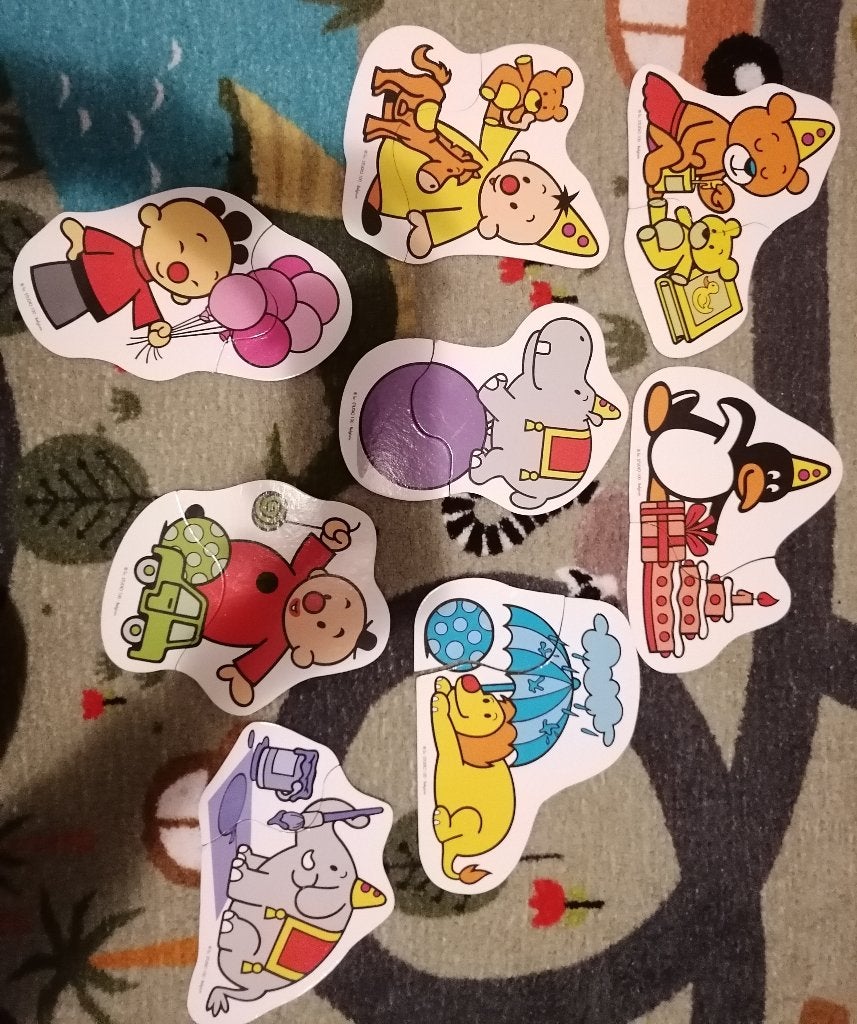 Bumba puzzel, Kinderen en Baby's, Speelgoed | Kinderpuzzels, Ophalen of Verzenden, Minder dan 10 stukjes, Zo goed als nieuw, 2 tot 4 jaar