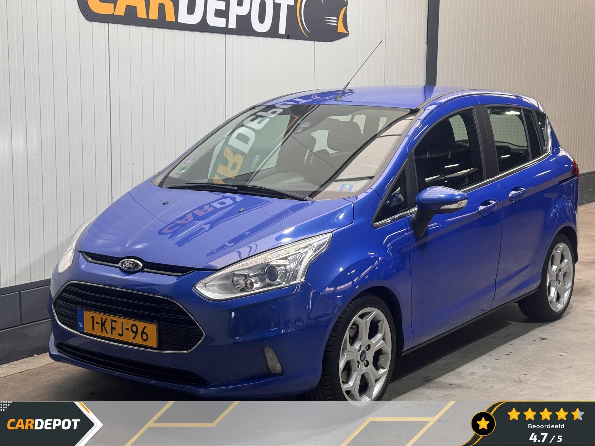 Ford B-Max 1.0 EcoBoost Titanium Zeer Netjes, Auto's, Voorwielaandrijving, Euro 5, Gebruikt, 750 kg