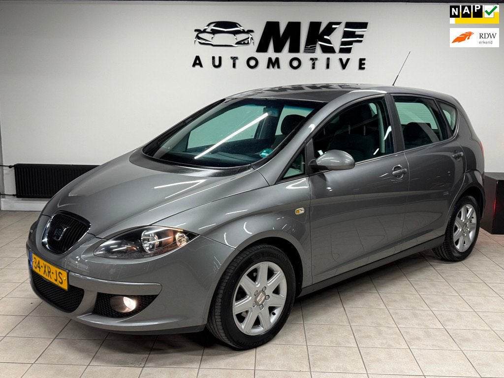 Seat Altea 1.6 Stylance Airco/Cruise/LMV/NWE APK/KM NAP!, Auto's, Gebruikt, 1295 kg, 4 cilinders, Euro 4