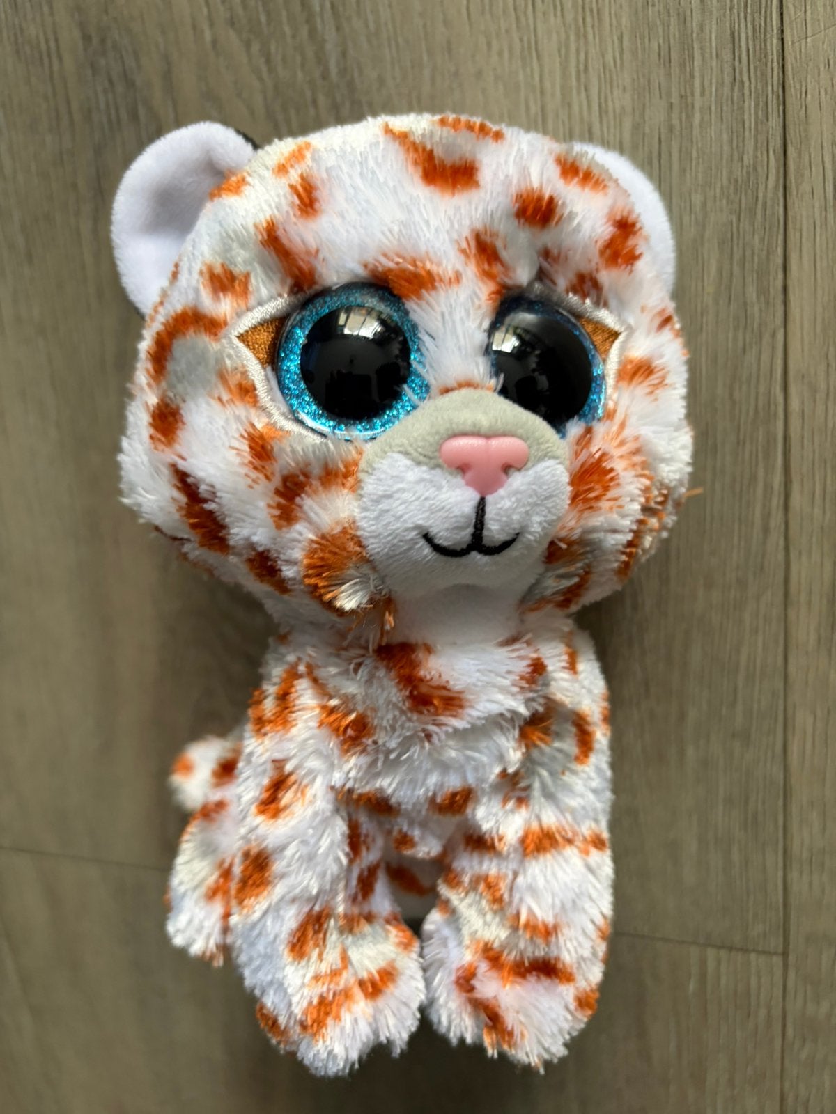 Ty Beanie Boo Coco sneeuwluipaard knuffel. 15 cm, Overige karakters, Overige typen, Ophalen of Verzenden, Zo goed als nieuw