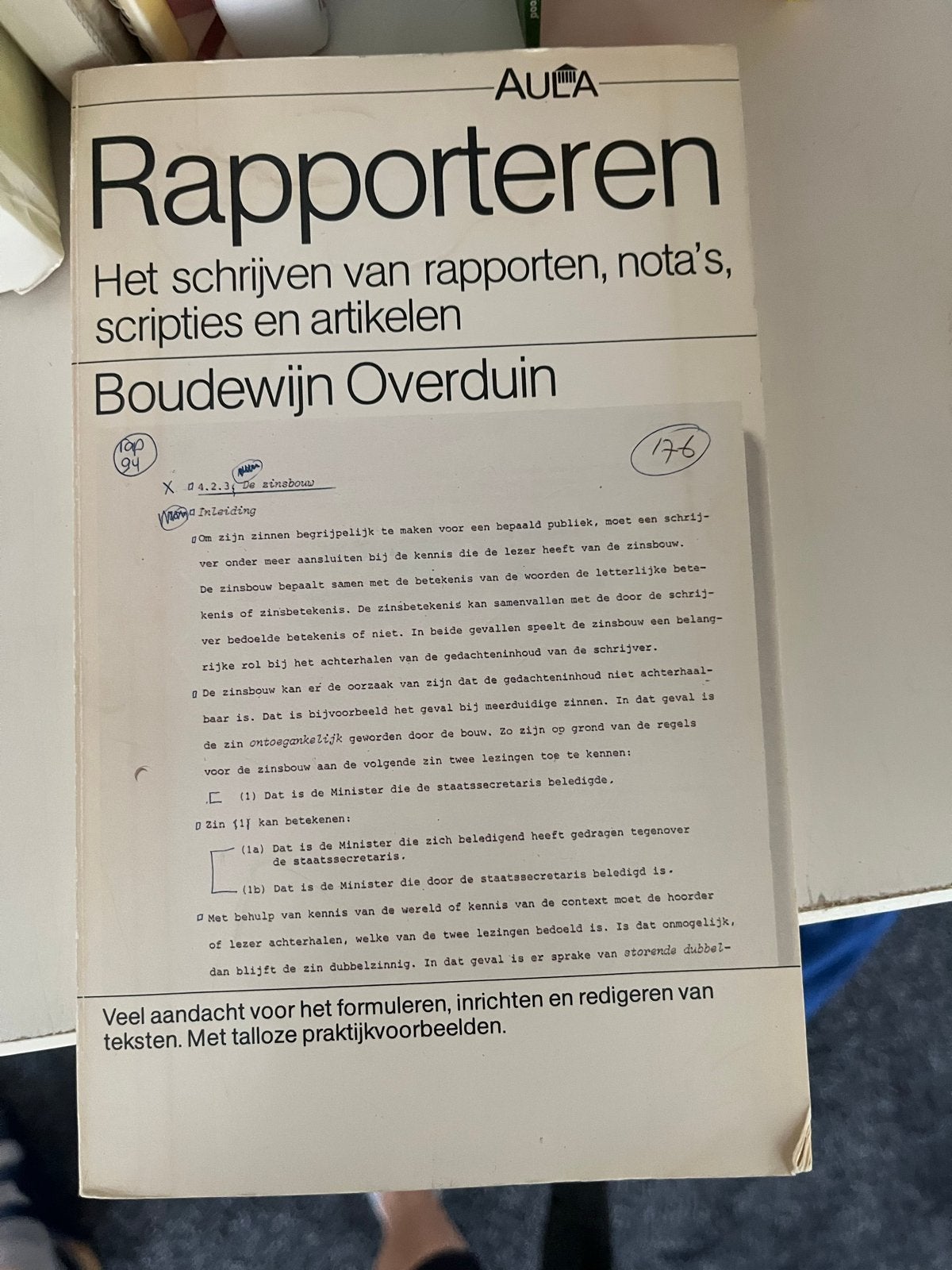 Rapporteren: Het schrijven van rapporten, nota's, scripties, Ophalen of Verzenden, Alpha, Gelezen, HBO