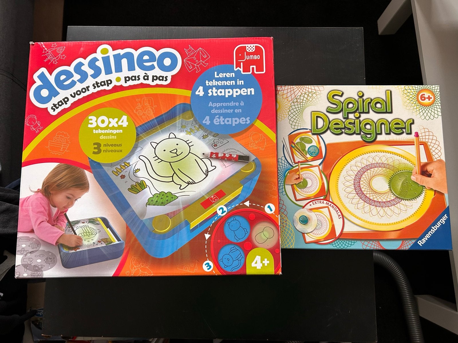 Dessineo en Spiral Designer, Ophalen of Verzenden, Gebruikt, Knutselen, Met licht