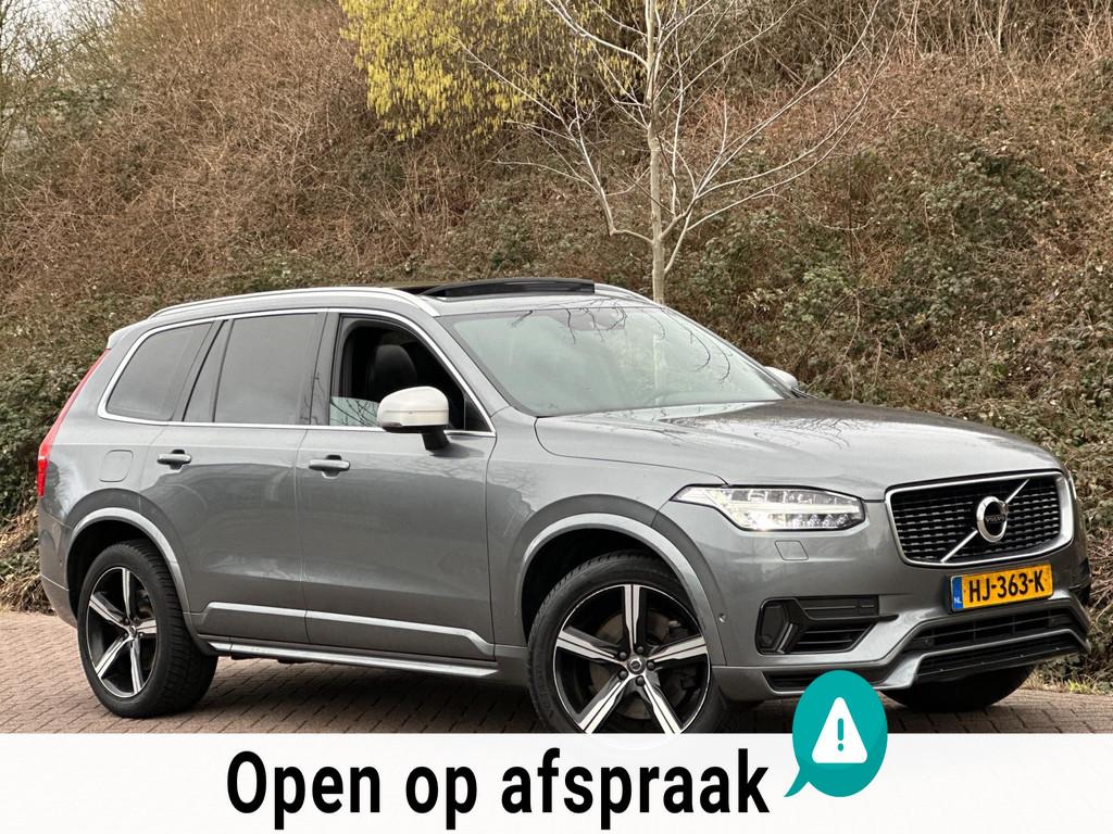 Volvo XC90 2.0 T8 Twin Engine AWD R-Design PANO LEDER 20'' 7, Gebruikt, 1969 cc, 7 stoelen, Automatische klimaatregeling
