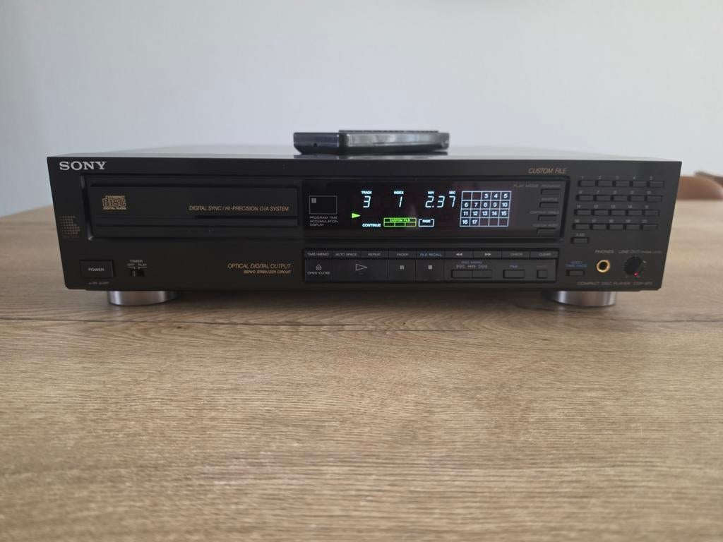 Sony CDP-790 CD-speler met 2x Burr Brown DAC, Audio, Tv en Foto, Cd-spelers, Ophalen of Verzenden, Gebruikt, Sony
