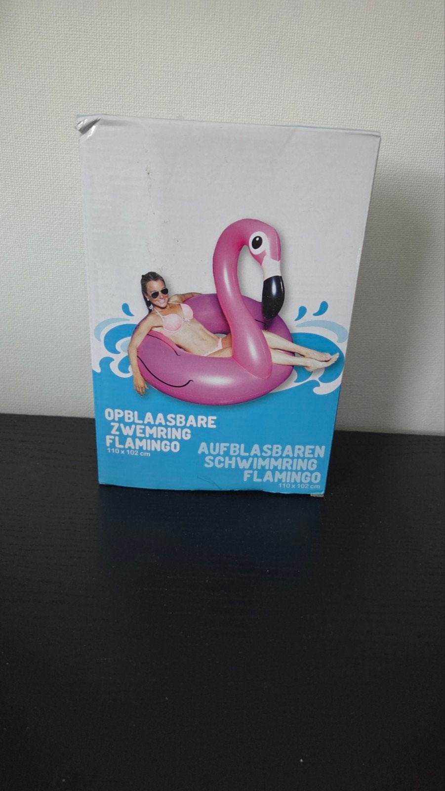 opblaasbare flamingo zwemring, Ophalen of Verzenden, Zo goed als nieuw