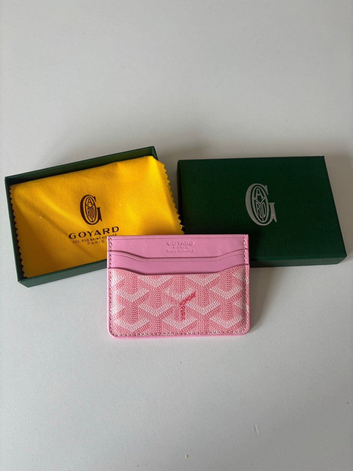 Goyard Kaarthouder Roze, Overige merken, Nieuw, Ophalen of Verzenden, Roze