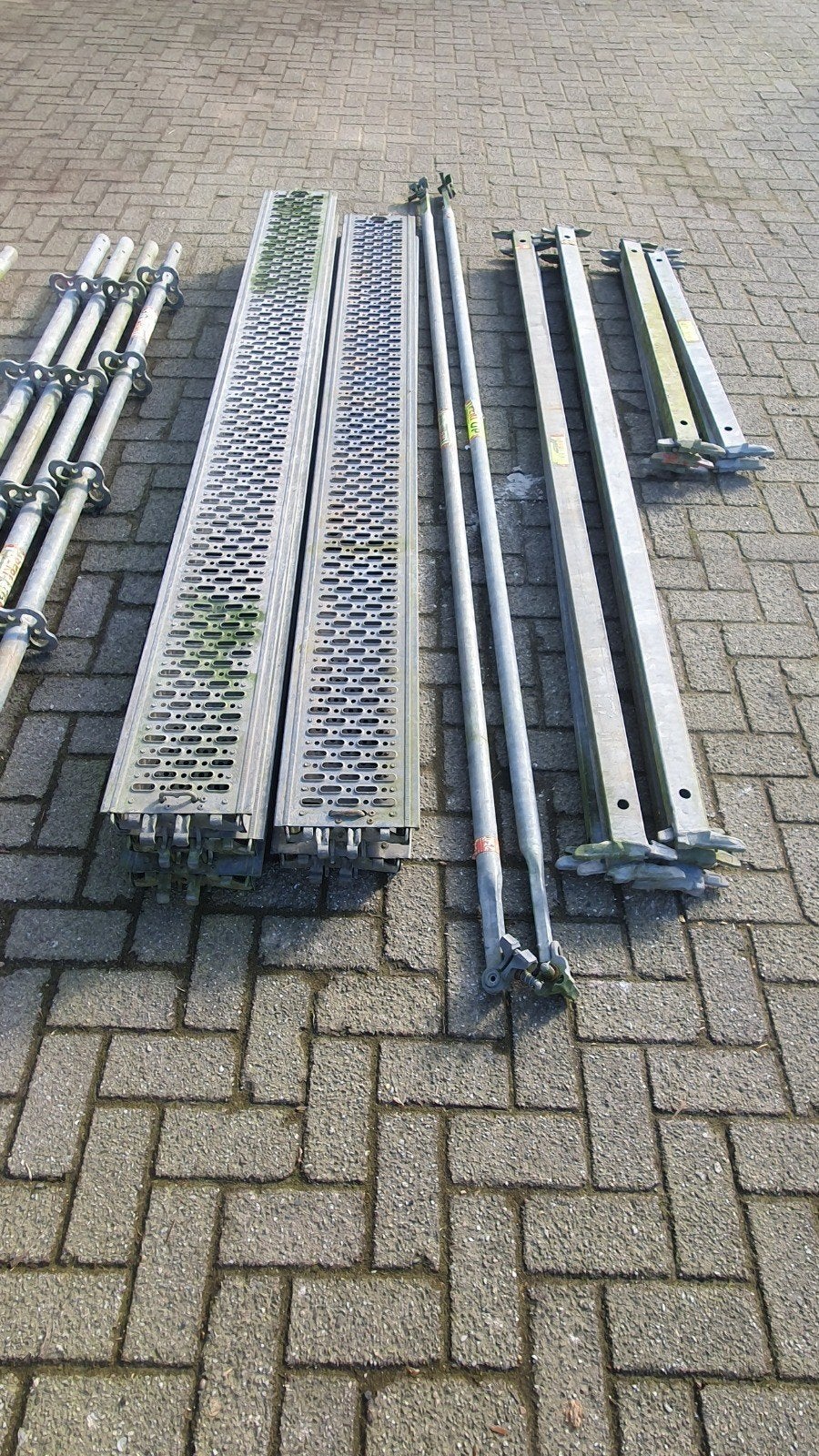 Peri up steiger, Ophalen, Gebruikt, Gevelsteiger, 2 tot 5 meter
