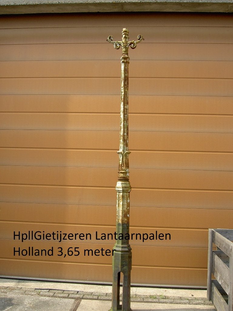 7 antieke Lantarenpalen  Holland  en diverse, Doe-het-zelf en Verbouw, Bouwverlichting, Ophalen, Zo goed als nieuw, Minder dan 50 watt