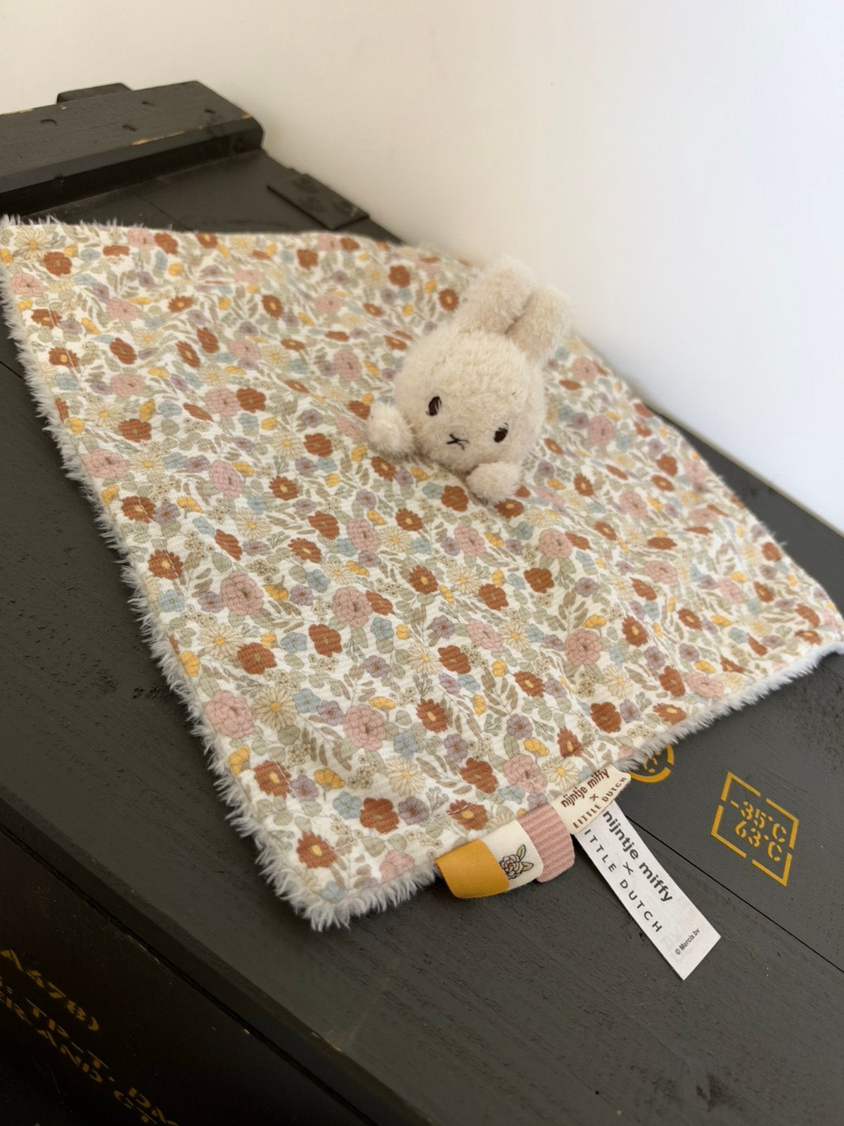 Little dutch x nijntje miffy vintage flower knuffeldoekje, Kinderen en Baby's, Ophalen of Verzenden, Zo goed als nieuw, Konijn