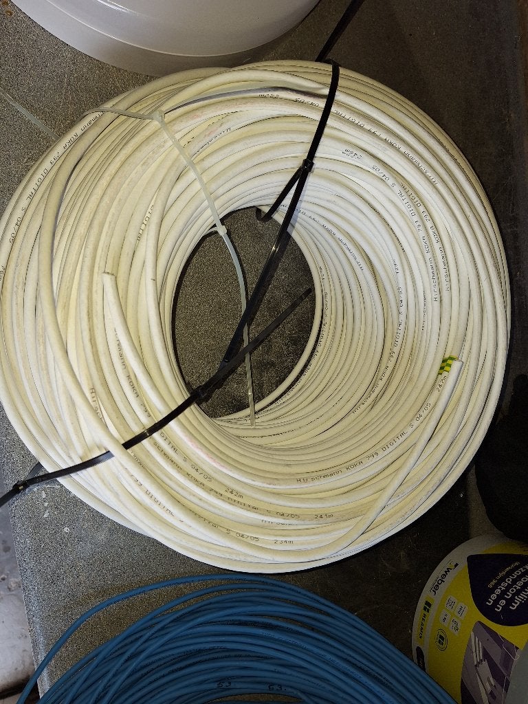 HIRSCHMANN KOKA 799 COAXKABEL 170 METER nieuw, Ophalen of Verzenden, Nieuw, Coaxiale kabel