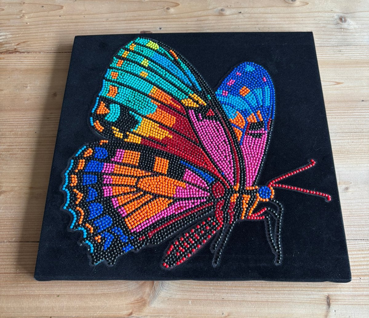 Diamant painting vlinder, Handgemaakt, Dieren, Nieuw, Meerkleurig