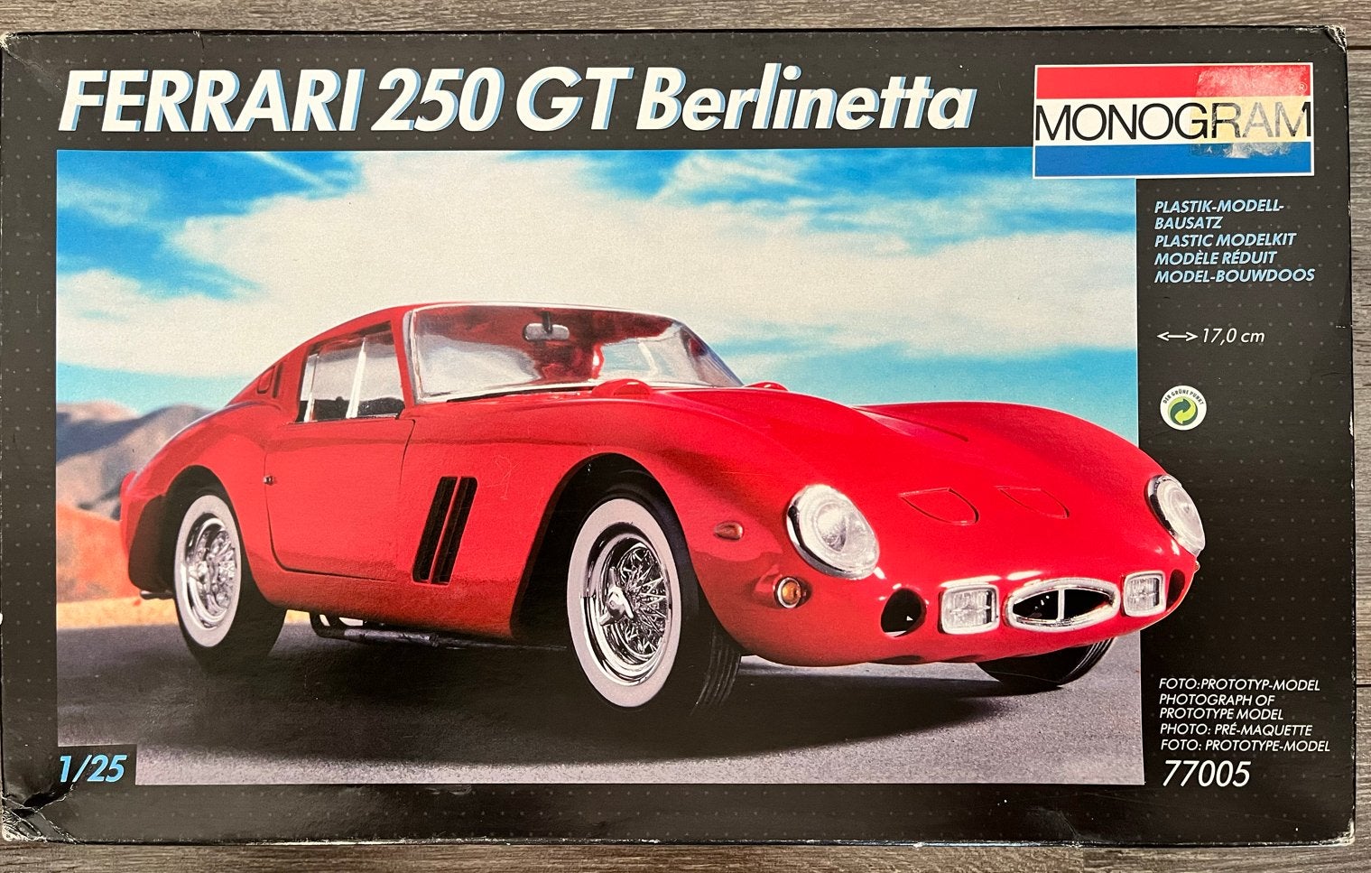 Monogram Ferrari 250 GT Berlinetta modelbouwkit, Hobby en Vrije tijd, Auto, 1:32 tot 1:50, Nieuw, Ophalen of Verzenden
