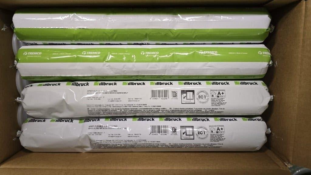 SP925 FLEXIBLE SEAL COATING illbruck, Nieuw, Glasplaat, 160 cm of meer, 160 cm of meer
