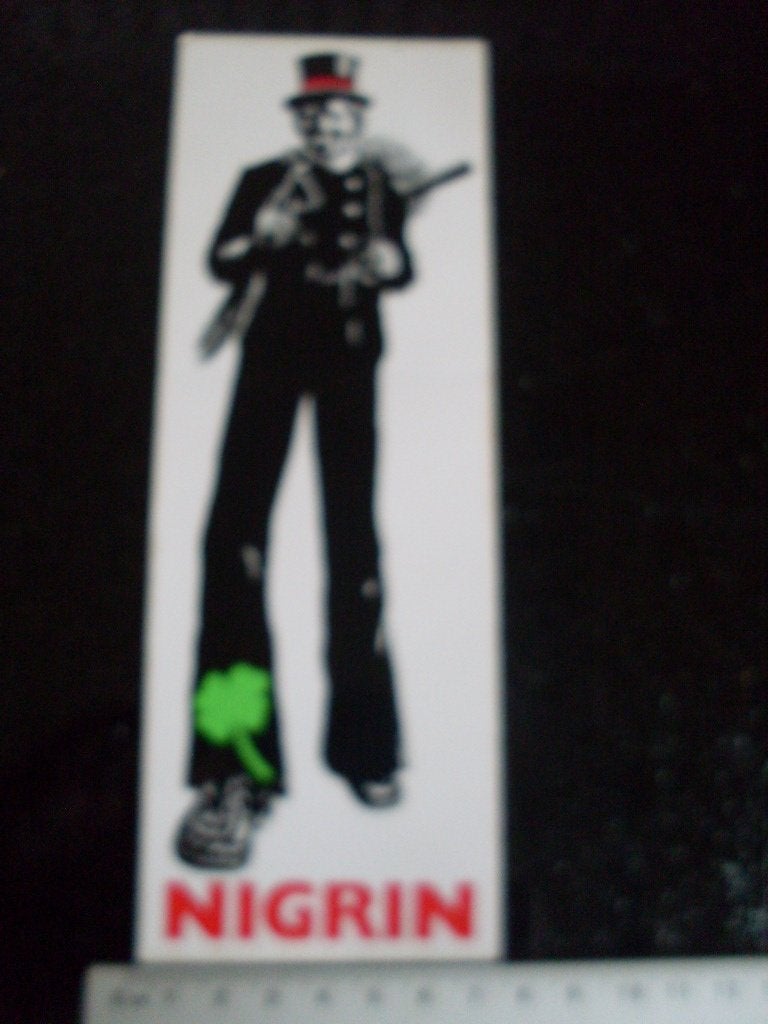 sticker nigrin logo, Verzenden, Zo goed als nieuw, Merk