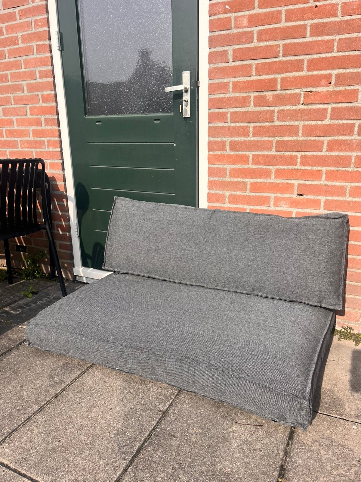 Palletkussens, Ophalen, Gebruikt