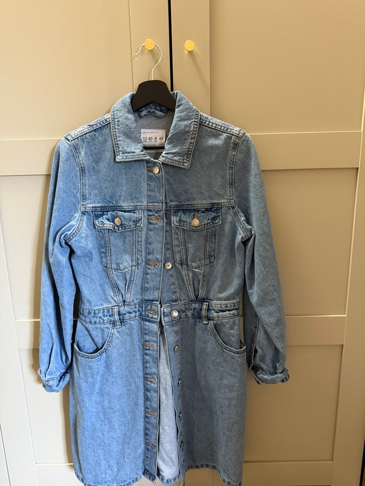 Primark dames spijkerjurk maat 40, Verzenden, Zo goed als nieuw, Maat 38/40 (M), Blauw