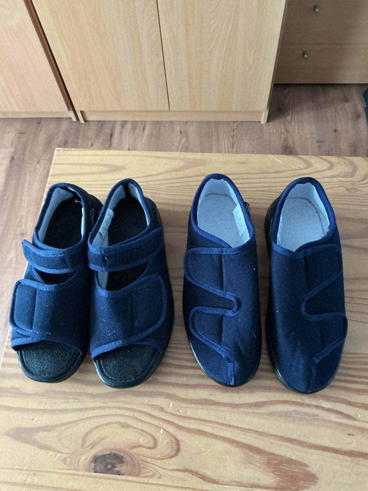 Promed wasbare klittenband pantoffels en sandalen maat 37, Kleding | Dames, Ophalen of Verzenden, Blauw, Pantoffels of Sloffen