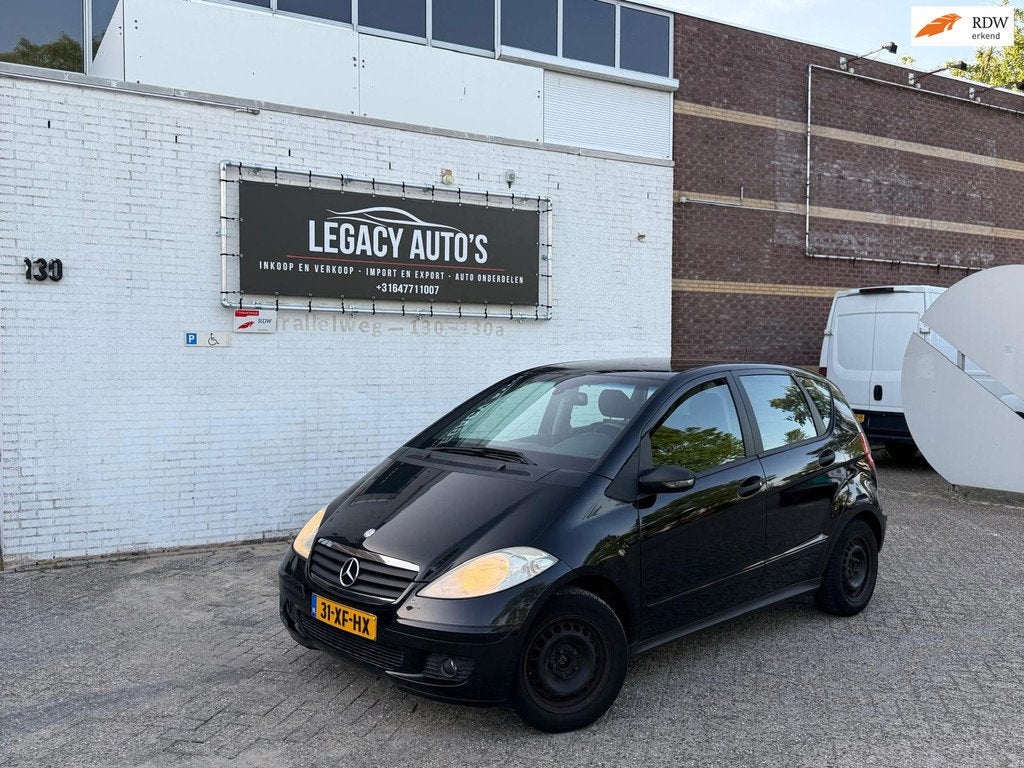 Mercedes-Benz A-klasse 170 Classic - CRUISE CONTROLE - RIJDT, Gebruikt, Zwart, 4 cilinders, Electronic Stability Program (ESP)