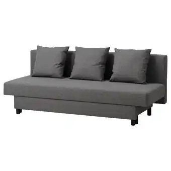 IKEA ASARUM 3-zits slaapbank, Ophalen, Tweepersoons, 190 cm of minder, Zo goed als nieuw