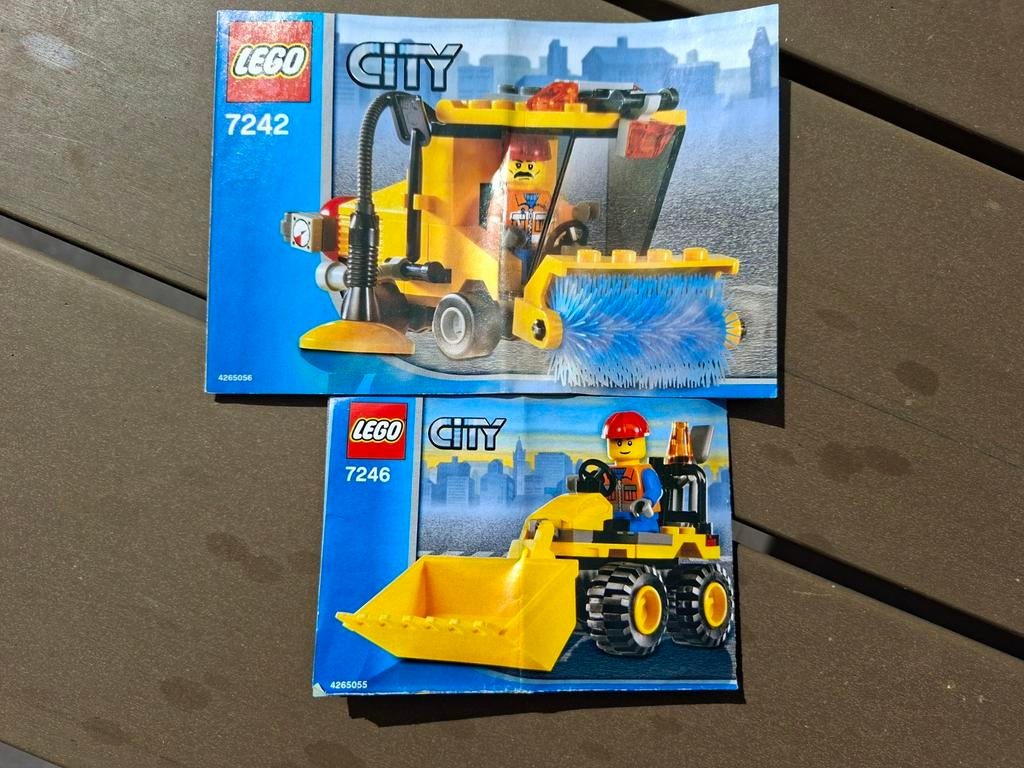 Lego Shovel en Veegwagen, Ophalen, Zo goed als nieuw, Compleet, Lego