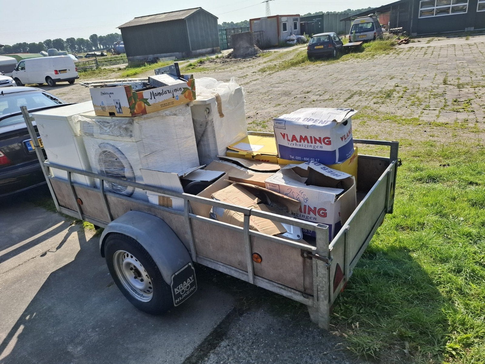 oudijzer ophaal service, Ophalen
