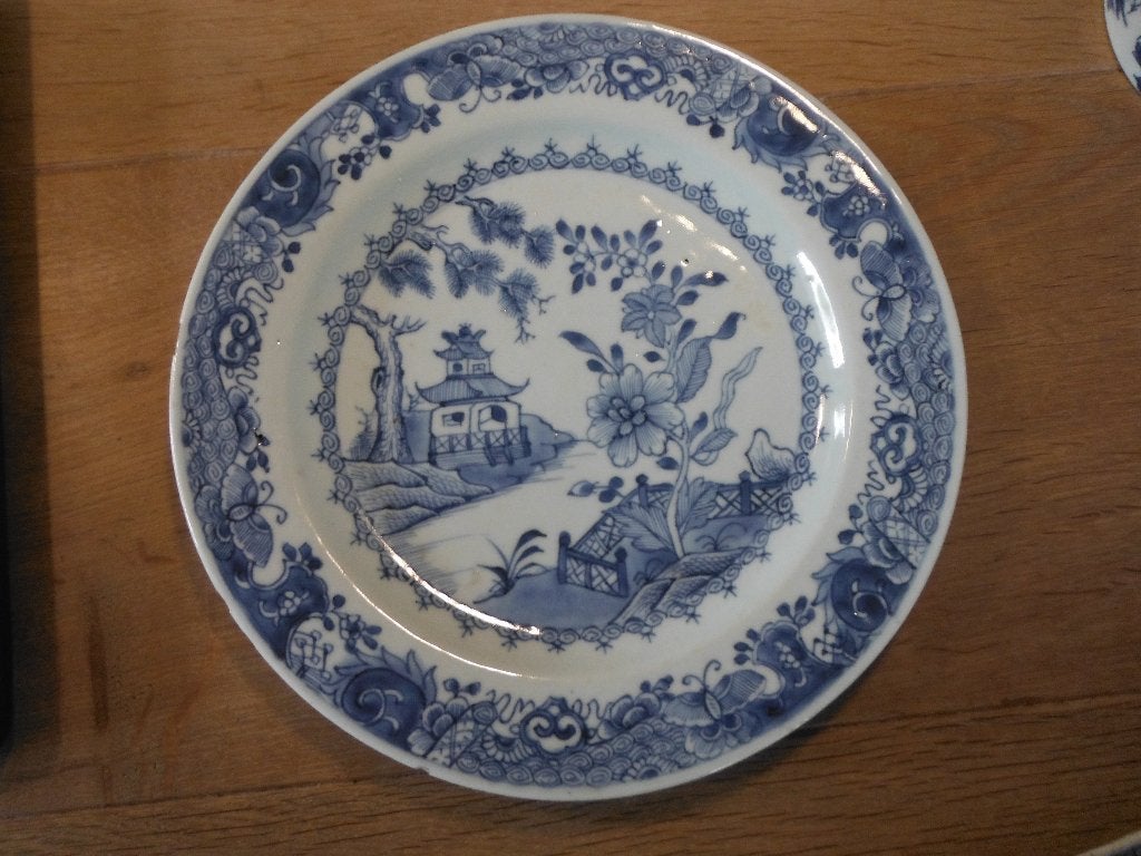prachtig antiek Chinees porselein bord, Antiek en Kunst, Antiek | Wandborden en Tegels, Verzenden