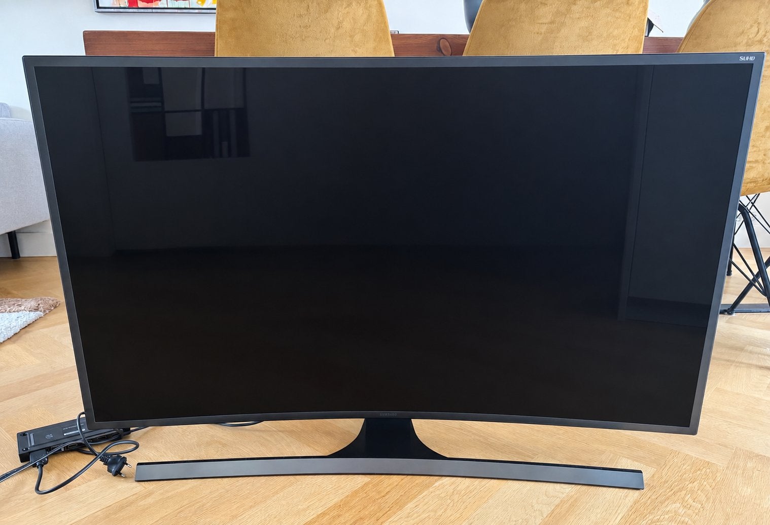 Samsung 48 inch Curved SUHD 4K Smart TV, Audio, Tv en Foto, Ophalen, 50 Hz, Zo goed als nieuw, Samsung