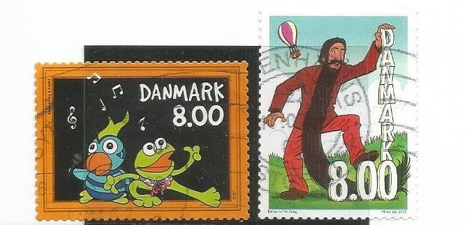 Denemarken Mi. 1733/1734 - Leuke postzegels, Postzegels en Munten, Ophalen of Verzenden, Denemarken, Gestempeld