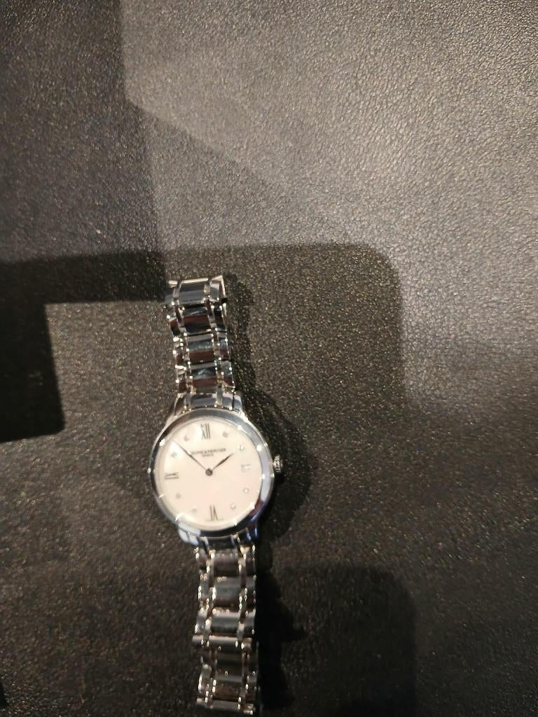 Luxe dames horloge Baume & Mercier, Polshorloge, Overige materialen, Nieuw, Zilver