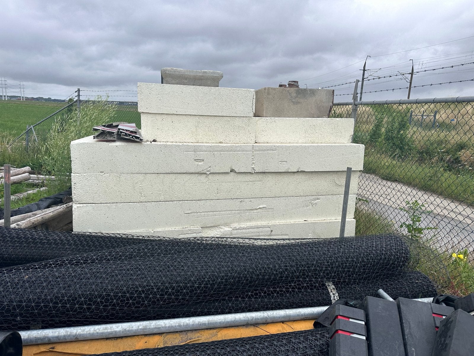 Tempex Piepschuim blokken 4 stuks 3.05 x 1.25, Doe-het-zelf en Verbouw, Ophalen, Gebruikt, 12 cm of meer, 15 m² of meer