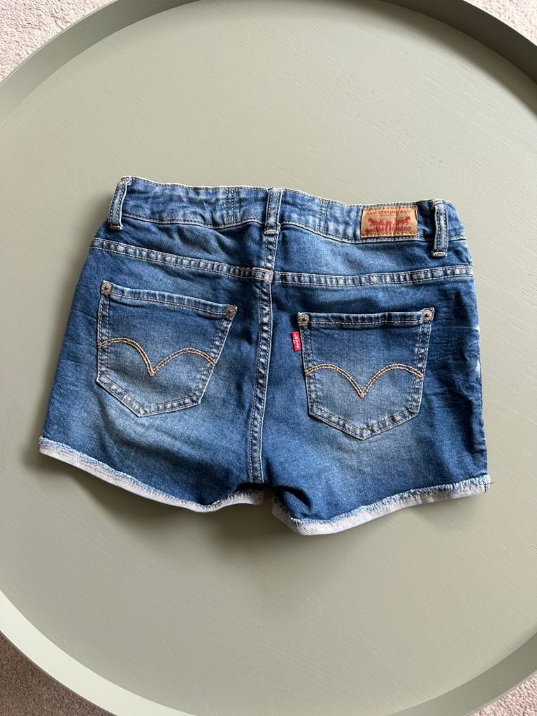 Jeans short Levi’s mt 164 14 zgan, Kinderen en Baby's, Ophalen of Verzenden, Zo goed als nieuw, Meisje, Broek