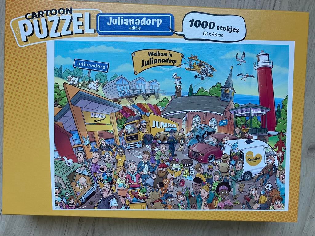 Puzzel van Julianadorp., Ophalen, 500 t/m 1500 stukjes, Zo goed als nieuw