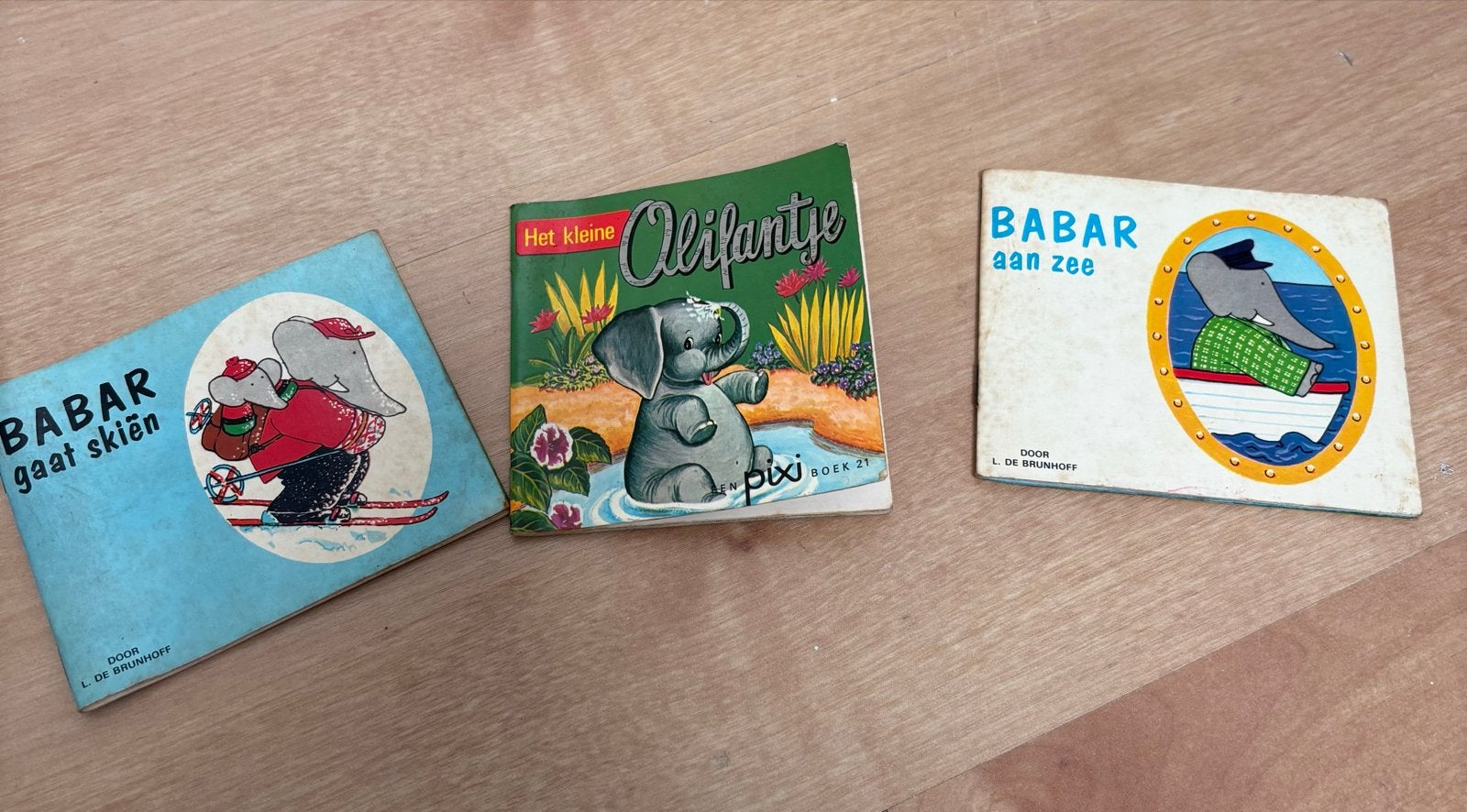 Babar en Het Kleine Olifantje Pixi Boekjes, Boeken, Kinderboeken | Kleuters, Gelezen, Fictie algemeen, Jongen of Meisje, Ophalen of Verzenden
