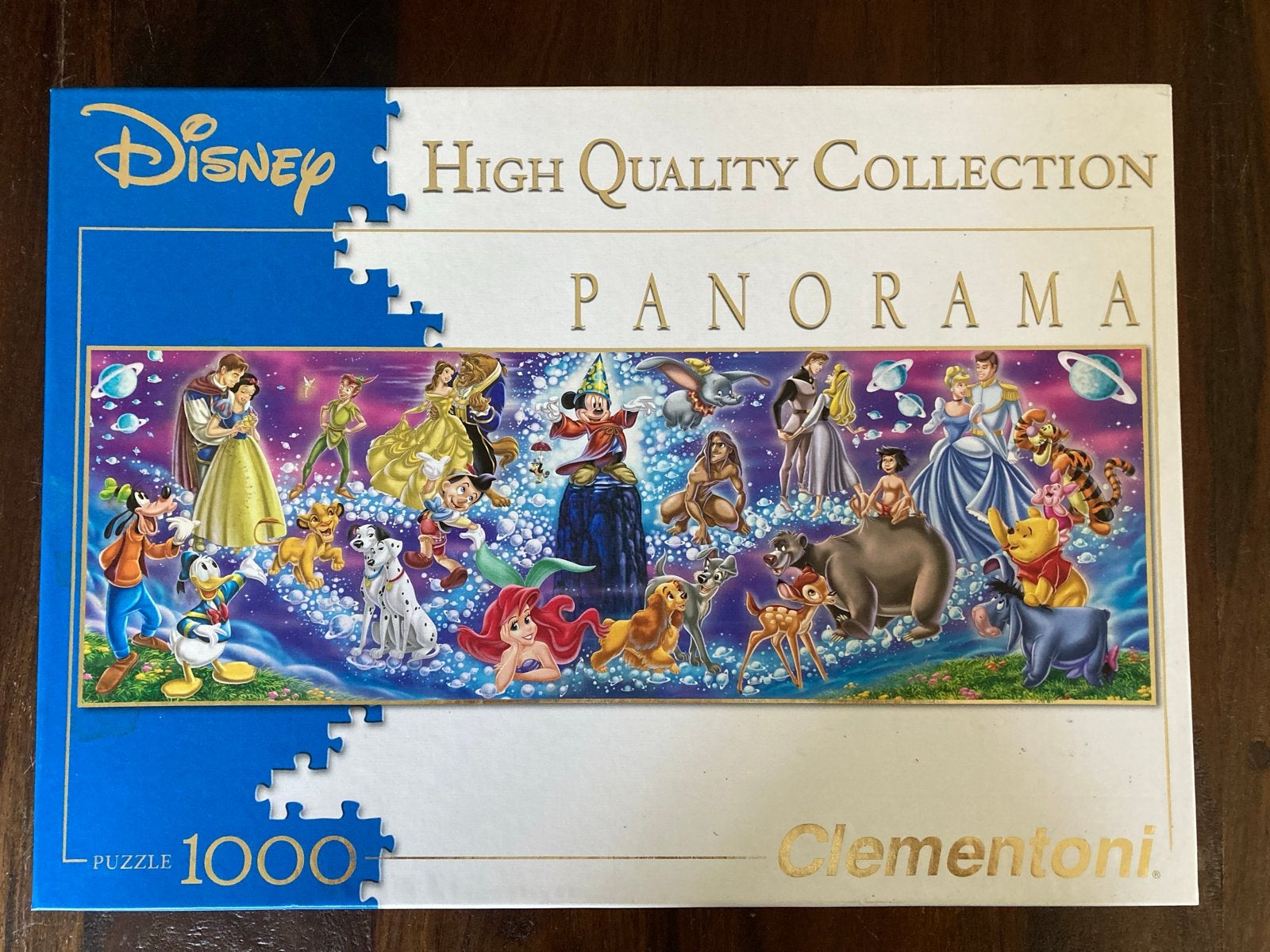 Disney Panorama Legpuzzel 1000 stukjes - Clementoni, Ophalen, Meer dan 50 stukjes, Gebruikt, 6 jaar of ouder