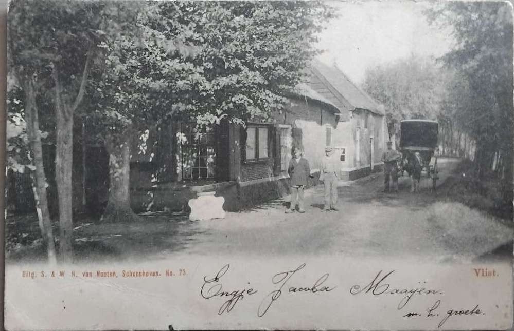 Vlist (Utrecht) – Uitg. Van Nooten 1912 – Gelopen, Verzamelen, Ansichtkaarten | Nederland, Verzenden, Voor 1920, Gelopen, Utrecht