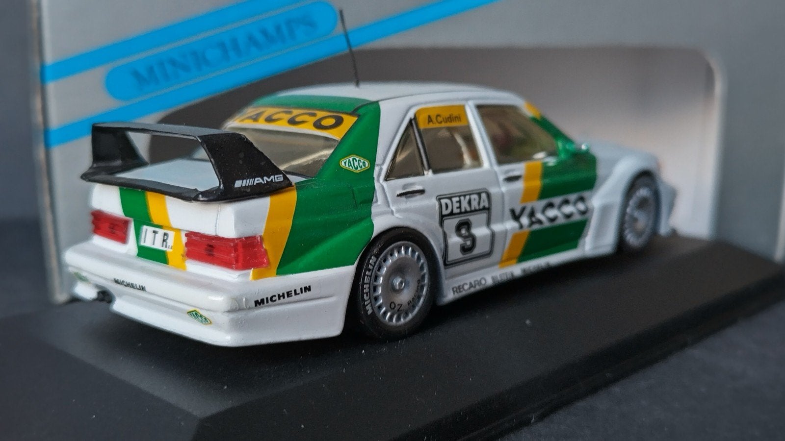 Mercedes Benz 190 Evo2 Yacco DTM 92 Rosberg Minichamps Pol, Auto, Verzenden, ., Nieuw