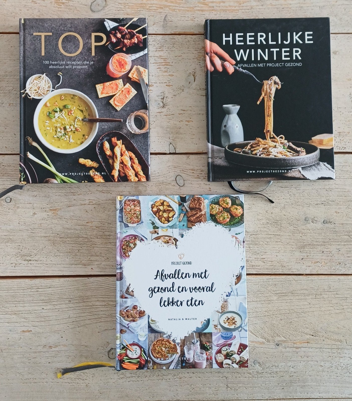 Project gezond bundel - 3 boeken!, Ophalen of Verzenden, Zo goed als nieuw, Natalia Rakhorst; Walter Rakhorst, Gezond koken