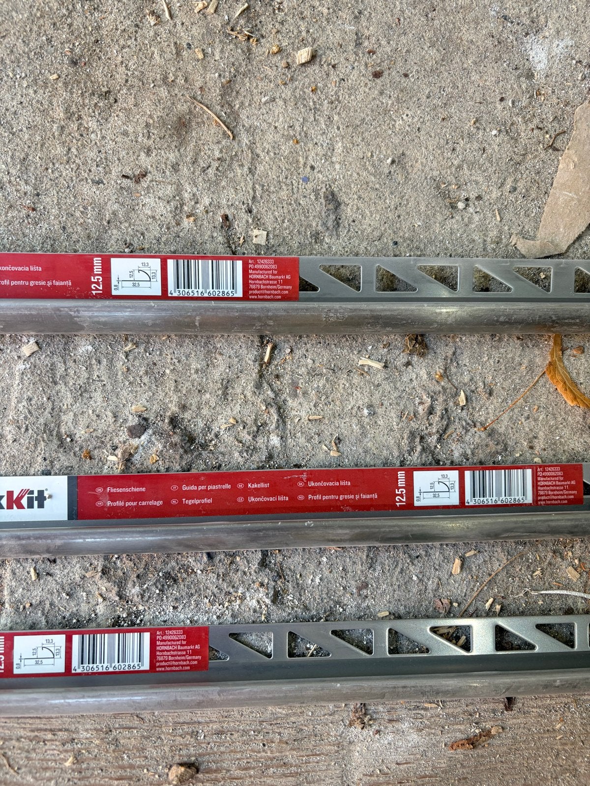 RVS Tegelprofiel 12.5 mm - 3 Meter Lang, Ophalen, Overige typen, Nieuw, Overige materialen