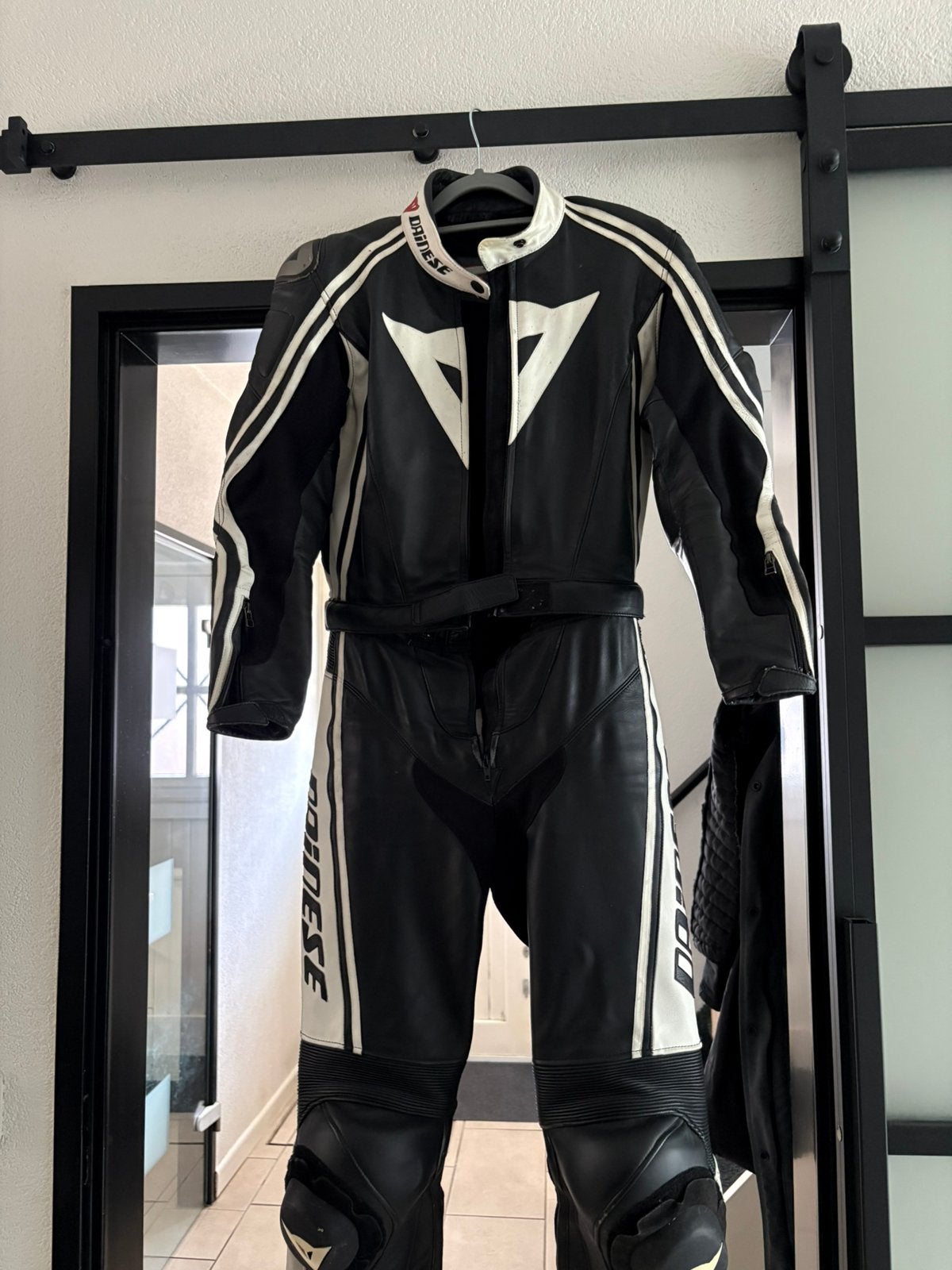Dainese leren motorpak 42, Motoren, Ophalen, Tweedehands, Dames, Combipak