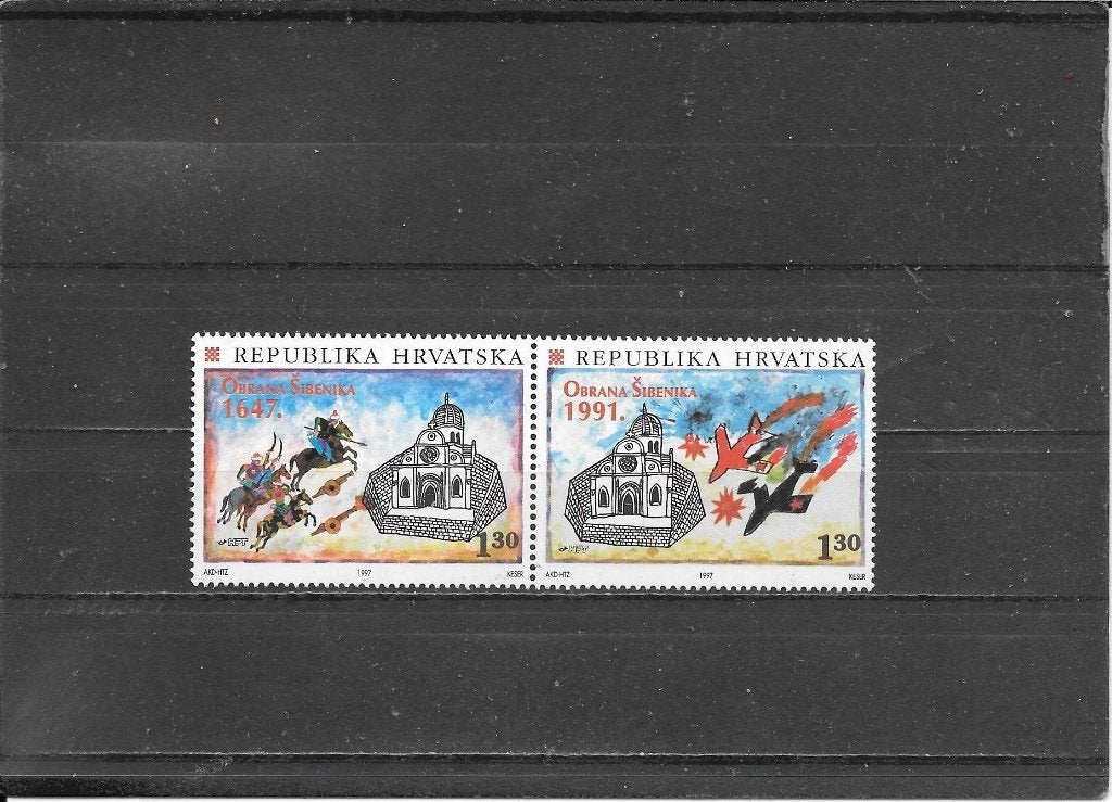 Kroatië verdediging van Sibeniks, Ophalen of Verzenden, Overige landen, Postfris