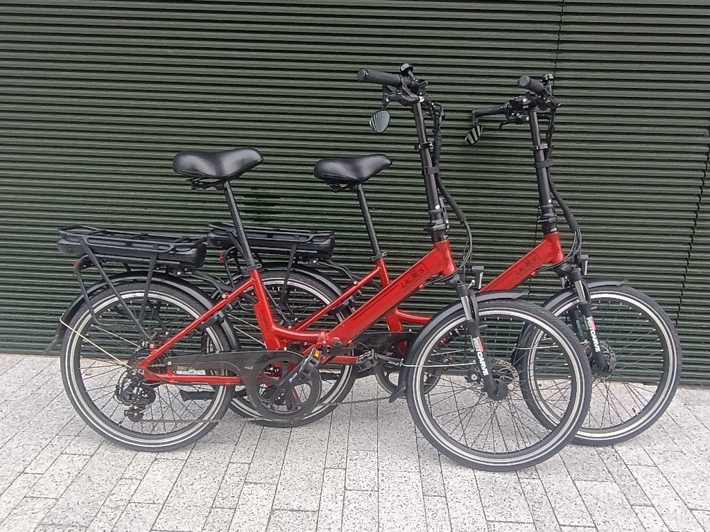 2 Lacros scamper S200XL, 17.5 Ah accu, Odo 1400 km, 24"wiel., Ophalen, 20 inch of meer, Gebruikt, Versnellingen