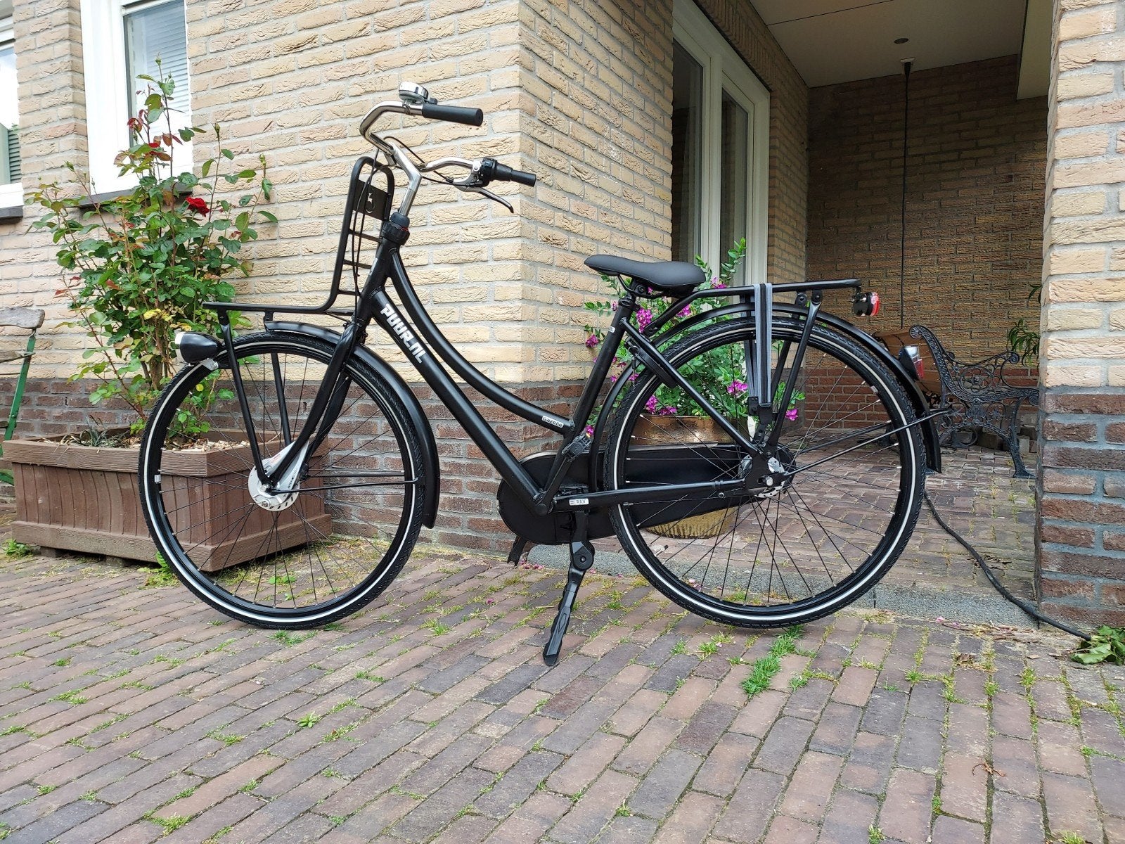 Gazelle puur nl mat zwart 28 inch framemaat 49 cm, Ophalen, 47 tot 50 cm, Versnellingen, Zo goed als nieuw