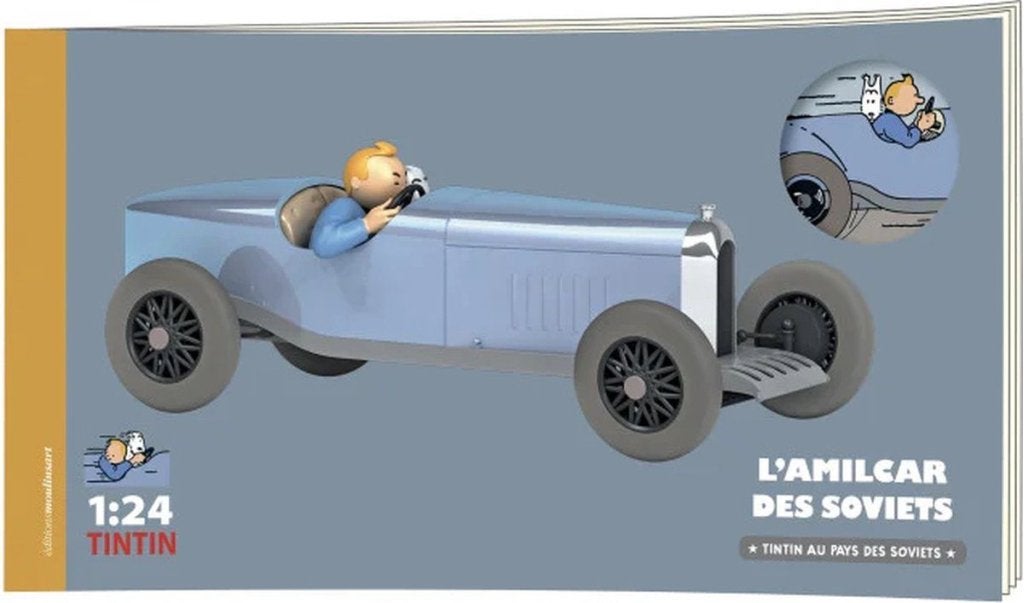 Kuifje Moulinsart Auto 1/24 - De Amilcar van de Sovjets met, Niet ingevuld, Nieuw, Niet ingevuld, Niet ingevuld