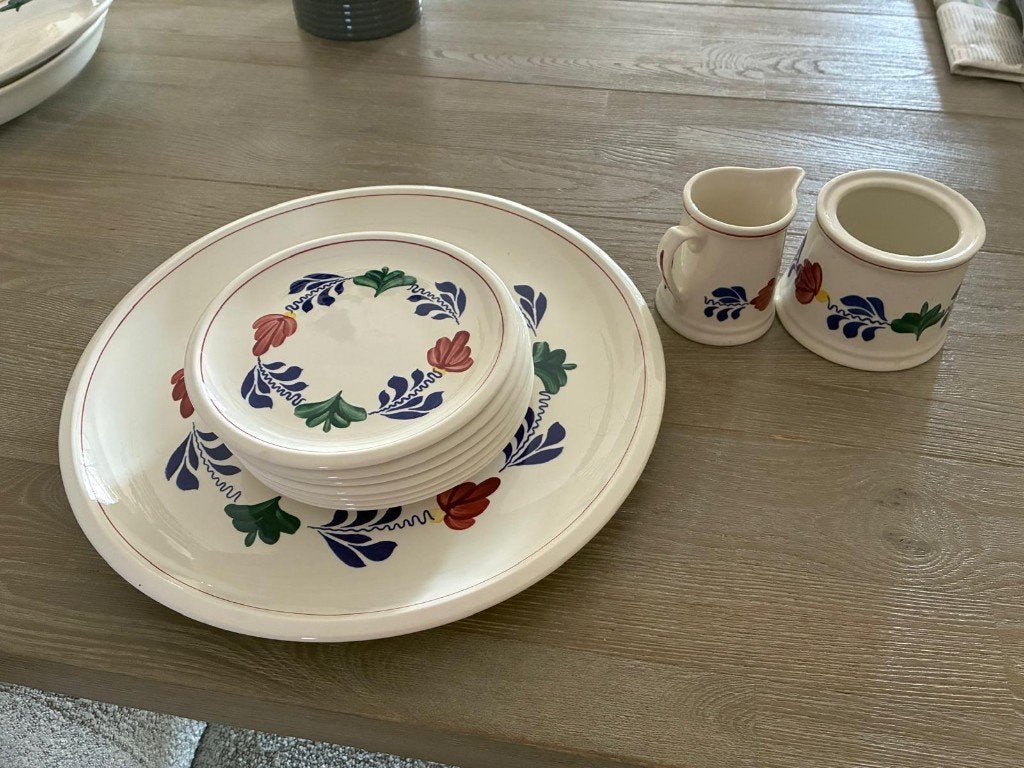 Servies boerenbont, Huis en Inrichting, Keuken | Servies, Gebruikt, Ophalen of Verzenden, Royal Boch, Aardewerk