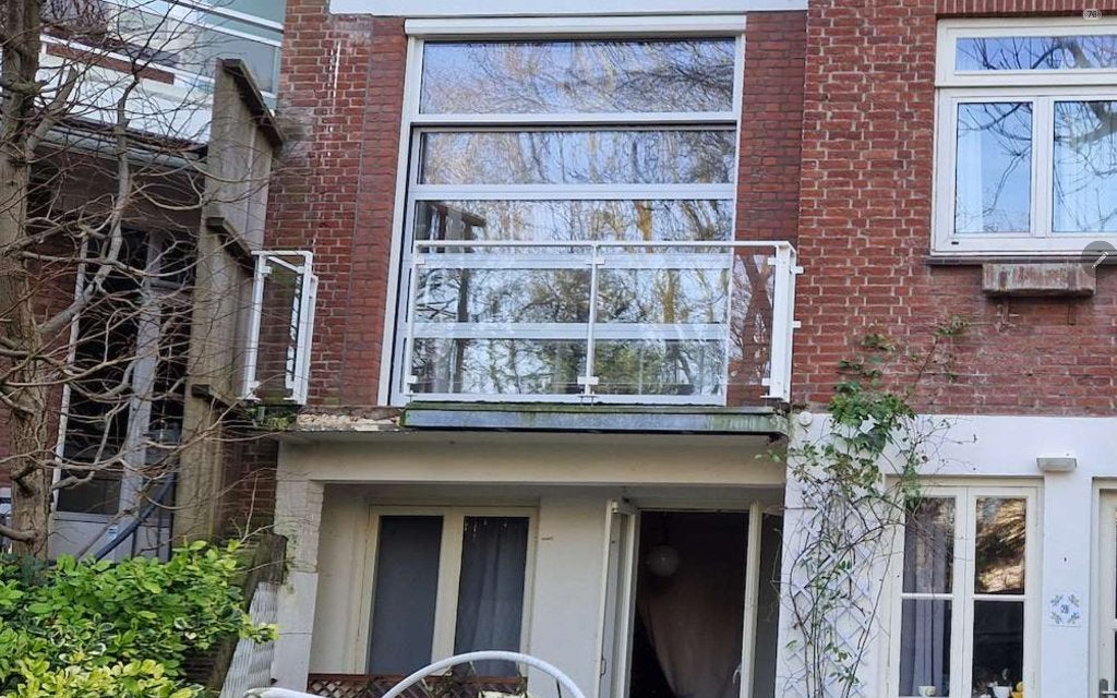 Balkonhek met Veiligheidsglas - Nieuwstaat, Tuin en Terras, Tuinhekken en Hekwerk, Ophalen, Zo goed als nieuw, Overige materialen