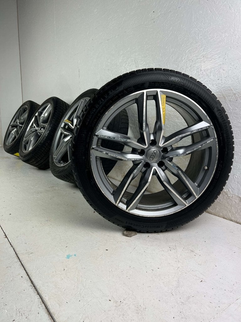 Audi Q7 SQ7 Q8 SQ8 gunner velgen 21" 5x112 winterset 7mm!, Auto-onderdelen, Banden en Velgen, Niet ingevuld, Gebruikt, 285 mm